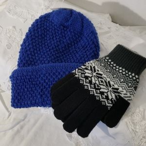 Knit Beanie / Gloves